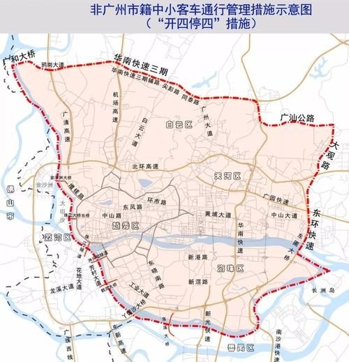 广州外地车尾号限行规定