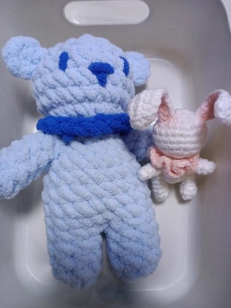 如何用钩针编织钩出可爱的小熊？